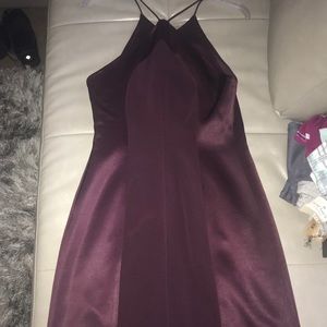 Burgundy Dress